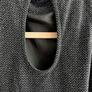 Metallic sleeveless party dress